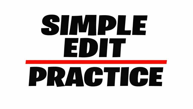 Simple Edit Training✨✍