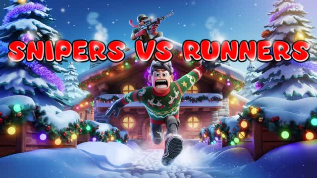 🎄 WINTER SNIPERS VS RUNNERS 🏃‍♂️‍