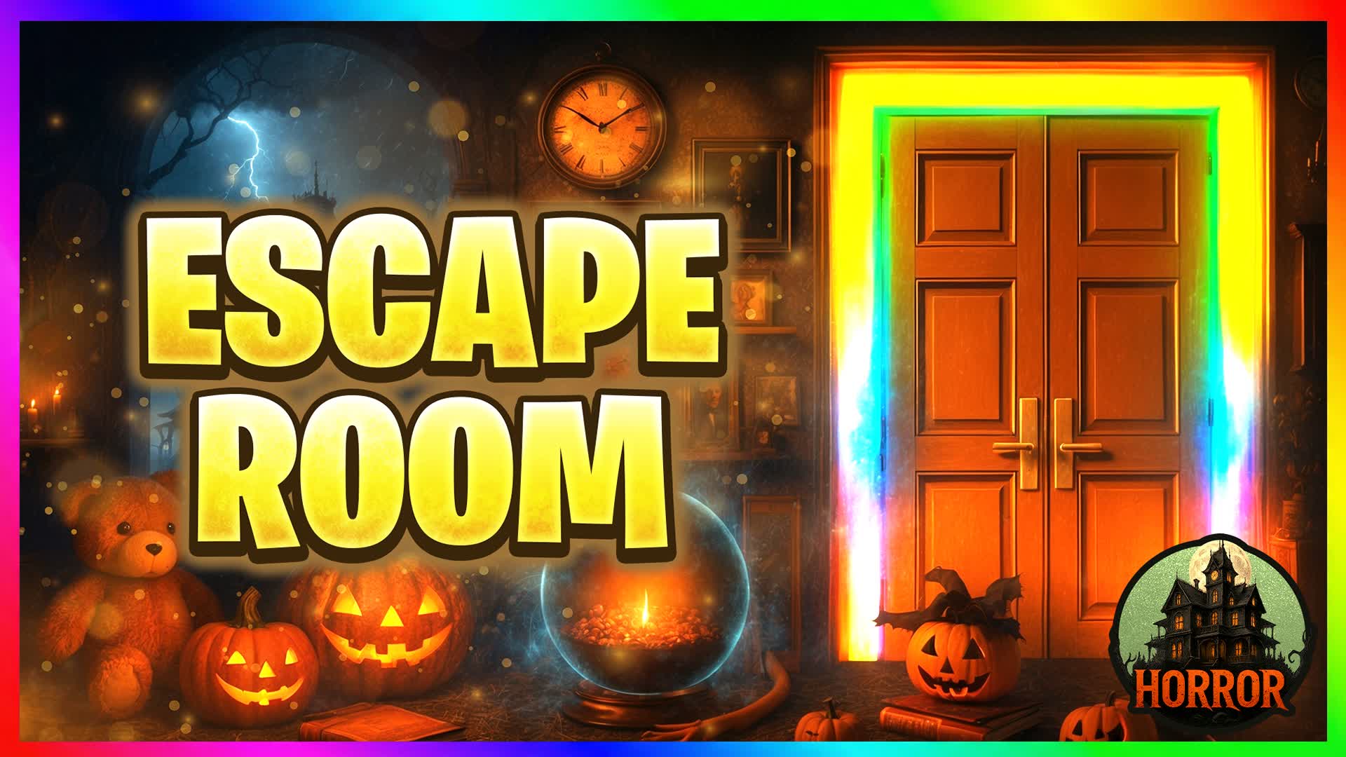 ESCAPE ROOM FIND TREASURES HORROR