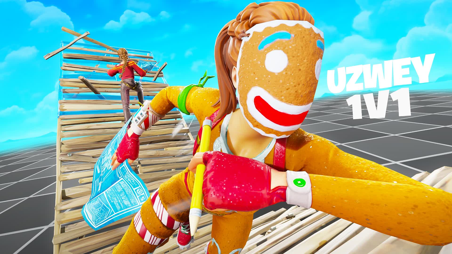 UZWEY 1V1 BUILD FIGHT (200 PUMPS)