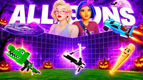 HALLOWEEN 1V1 ALL GUNS & VEHICLES