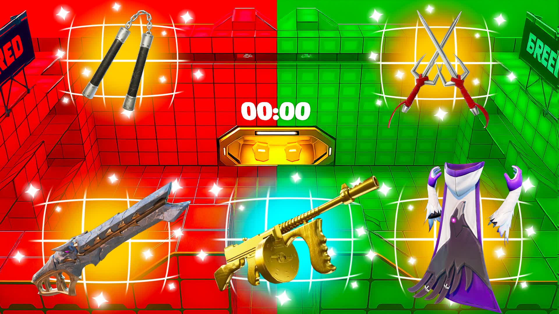 CRAZY RED VS GREEN