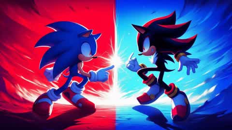 SONIC VS SHADOW