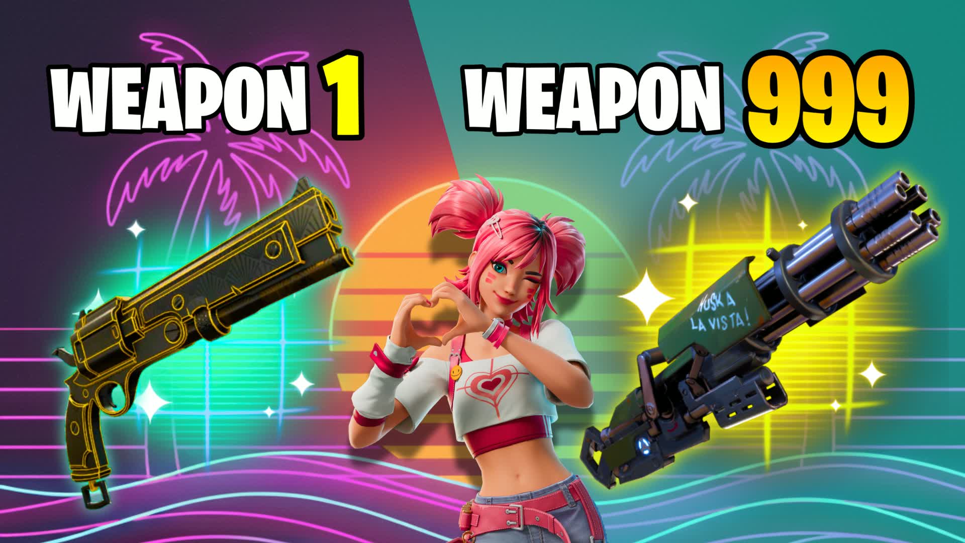 🔫 PINKLAND 🎯 GUN GAME 💣 ONE SHOT thumbnail