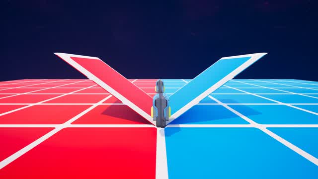 SUPER RED VS BLUE 1V1 BUILD FIGHT 🔴🔵