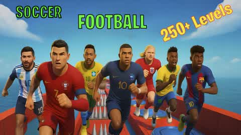 FOOTBALL DEATHRUN ⚽️ SOCCER PARKOUR 250+