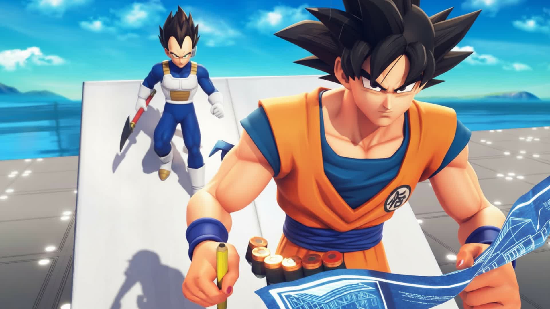 1V1 BUILD FIGHTS [GOKU] DRAGONBALL🌀