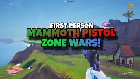 MAMMOTH PISTOL FIRST PERSON ZONE WARS!