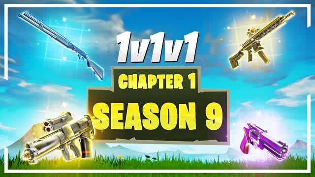 1v1v1 Chapter 1 Season 9 | FFA PvP Arena