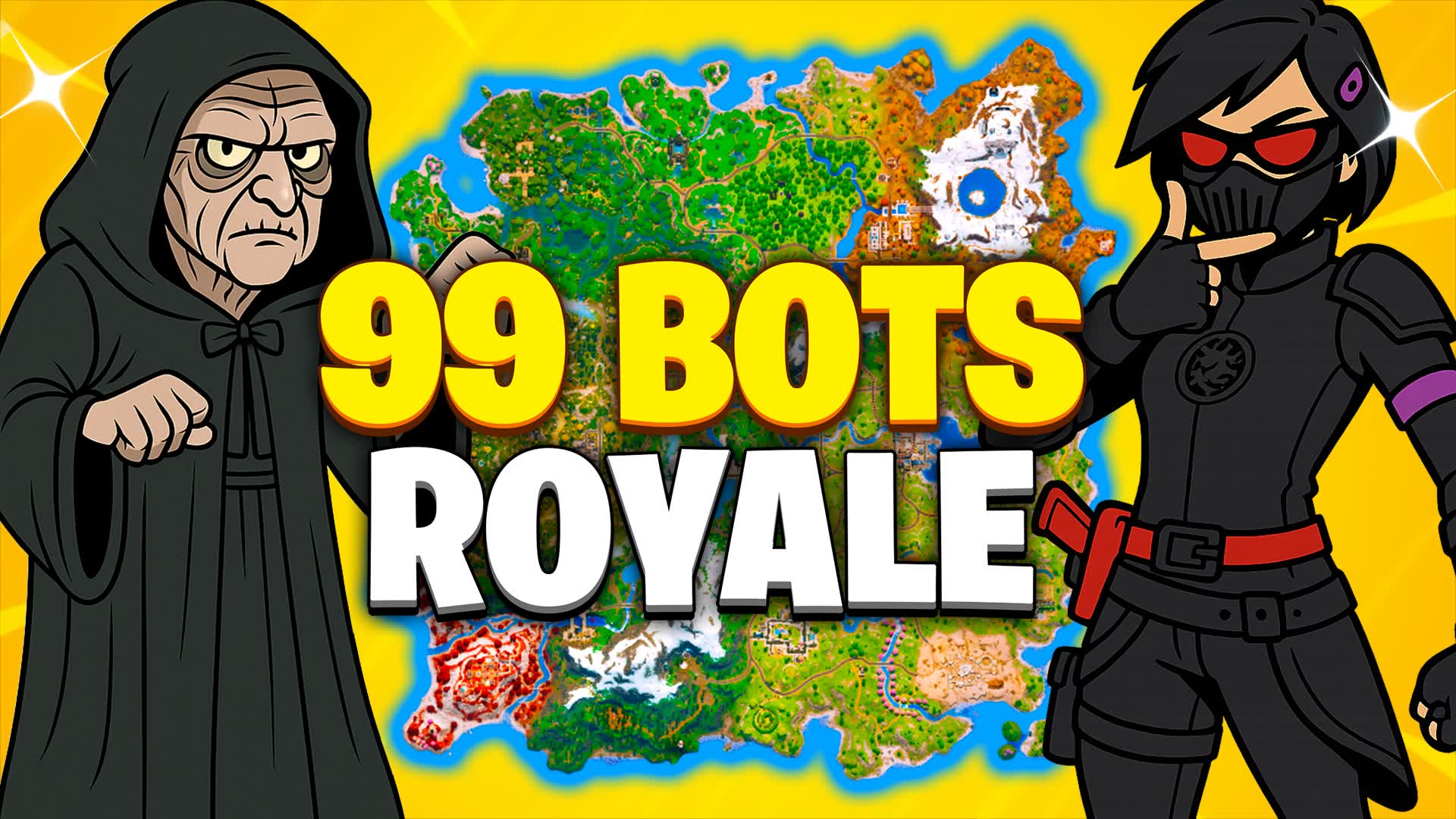 99 BOTS⭐ALL GUNS FFA - ALL CARS TWDU