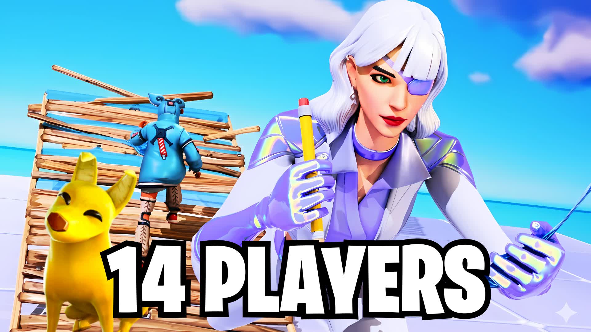 超高性能 1v1 (14 PLAYERS)