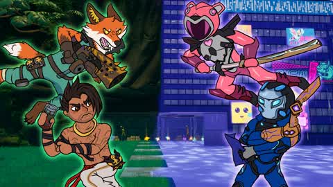 Future VS Past Team Rumble (Red vs Blue)