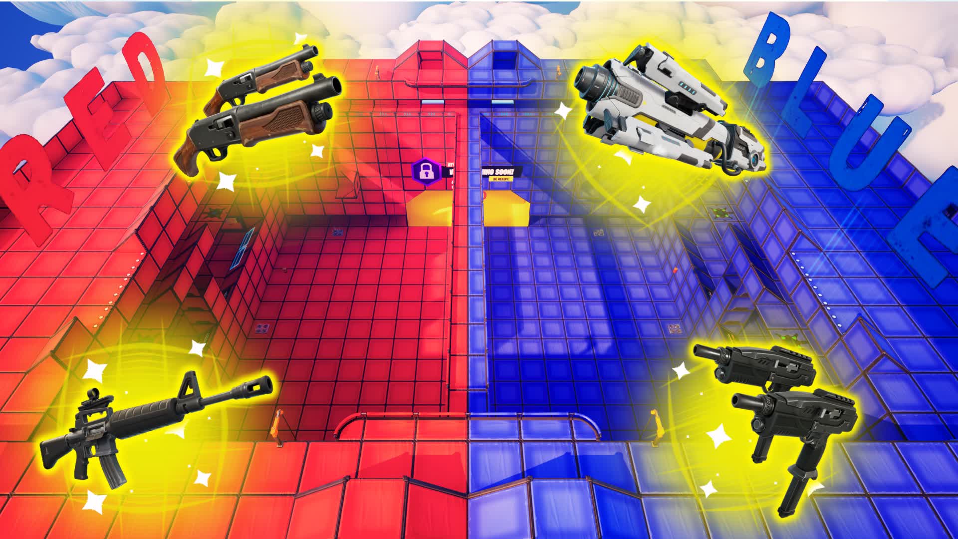 RED VS BLUE TRYHARD 🔴🔵