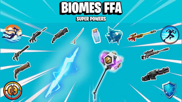 🌲Biomes FFA  🦸‍♂️ SUPER POWERS💥