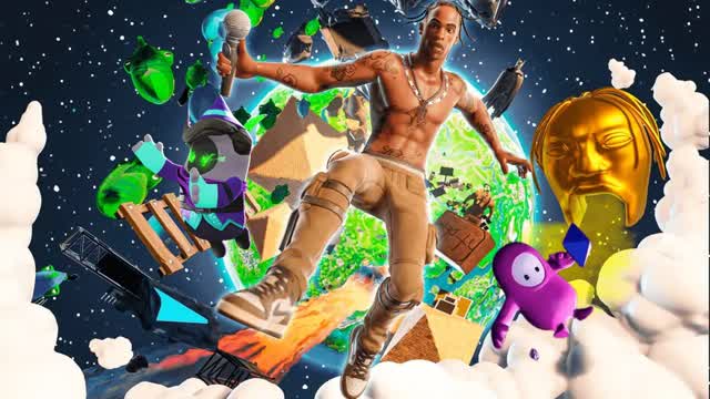 ゲームキャラクター Travis Scott x Fortnite NEW* TRAVIS SCOTT in FORTNITE! (Fortnite Icon Series) - YouTube