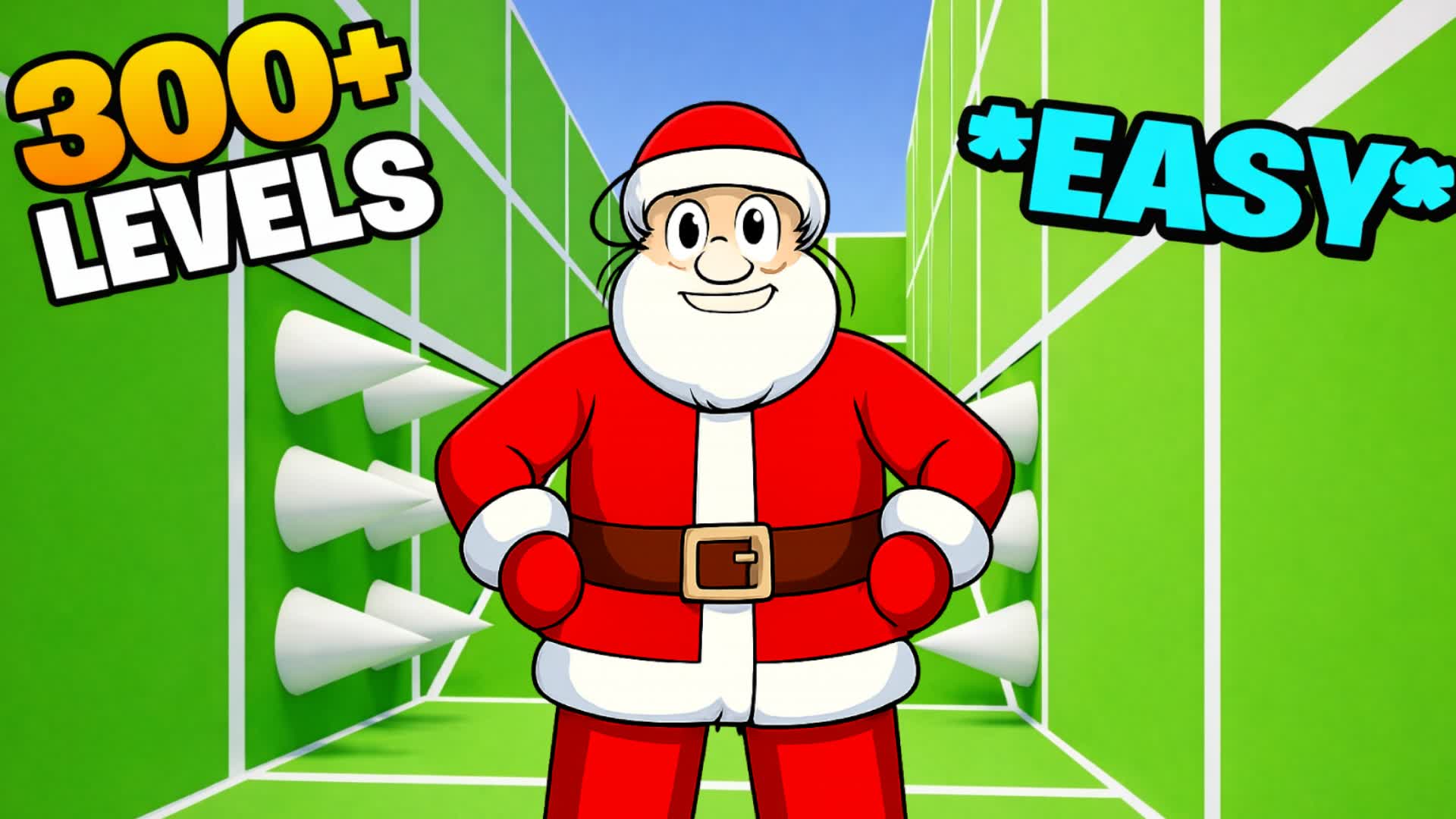 🎄SNOWY SUPER EASY PARKOUR 300+🎄