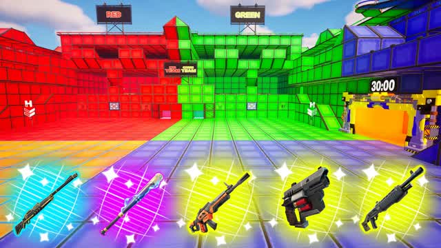 4 Colors RED vs BLUE vs YELLOW vs GREEN