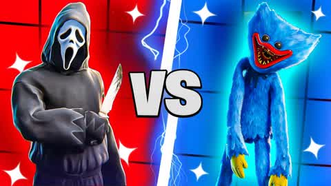 WUGGY VS GHOSTFACE RED VS BIUE 🔴🔵