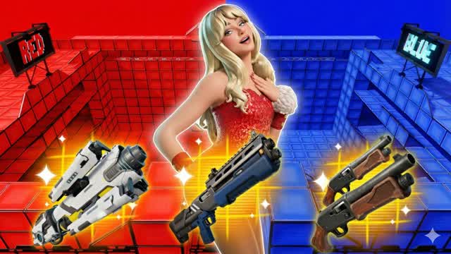 XMAS GIRL RED VS BLUE 🔴🔵 CRAZYS