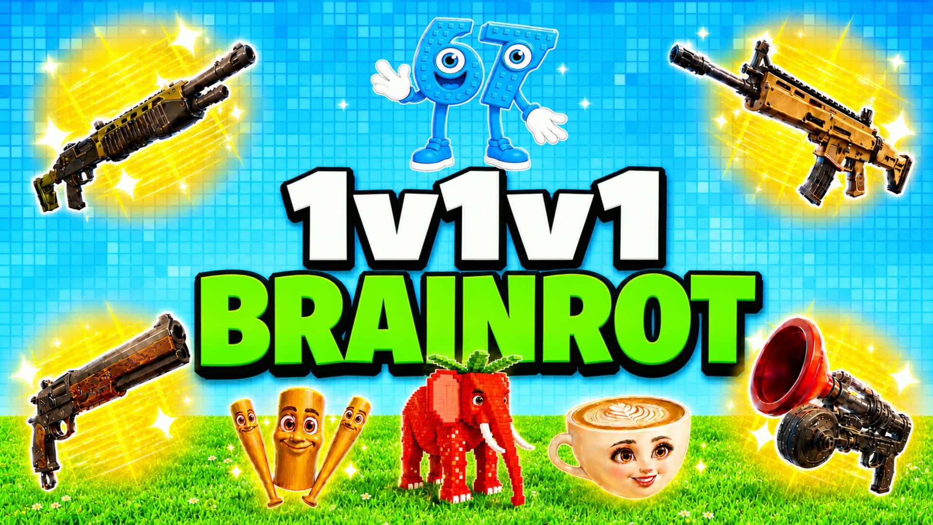 1v1v1 Reload Brainrot
