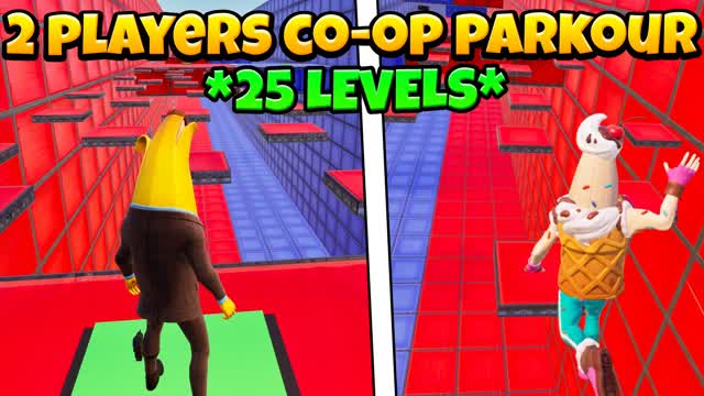 2 PLAYERS CO-OP PARKOUR 25 LEVELS