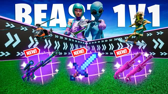 BEAST 1V1 ALL GUNS & VEHICLES