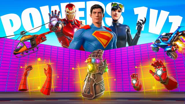 POWERS 1V1 FFA - ALL GUNS & POWERS