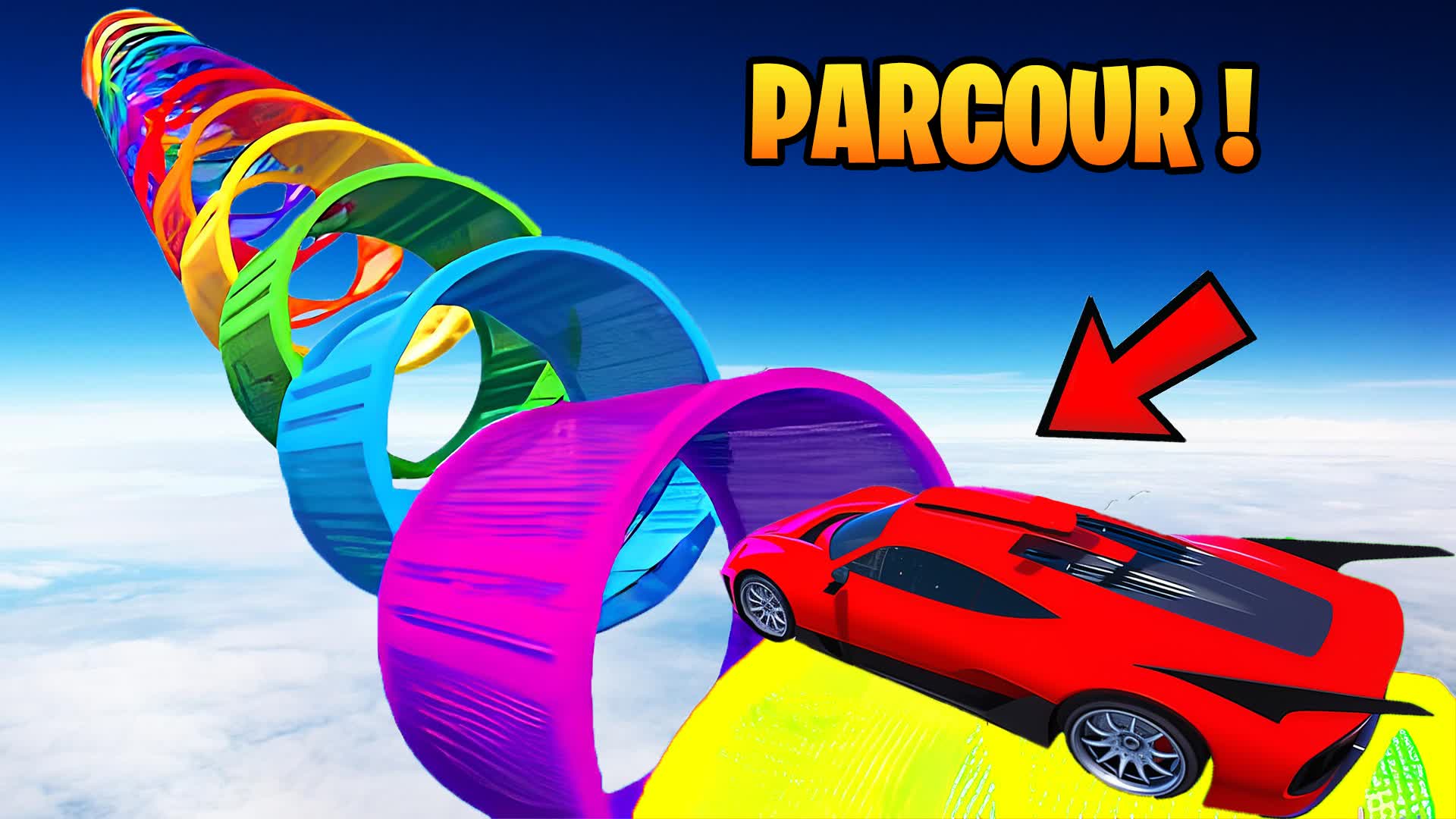🌈SUPER CAR PARCOUR|30+🌈