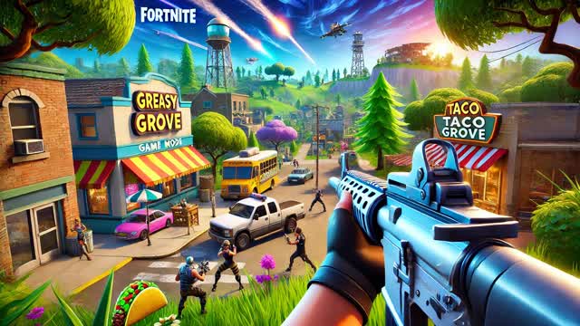 GREASY GROVE First person gungame