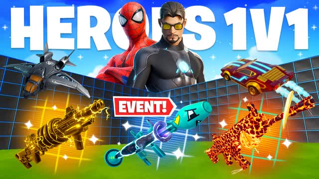 HEROES 1V1 FFA - ALL GUNS