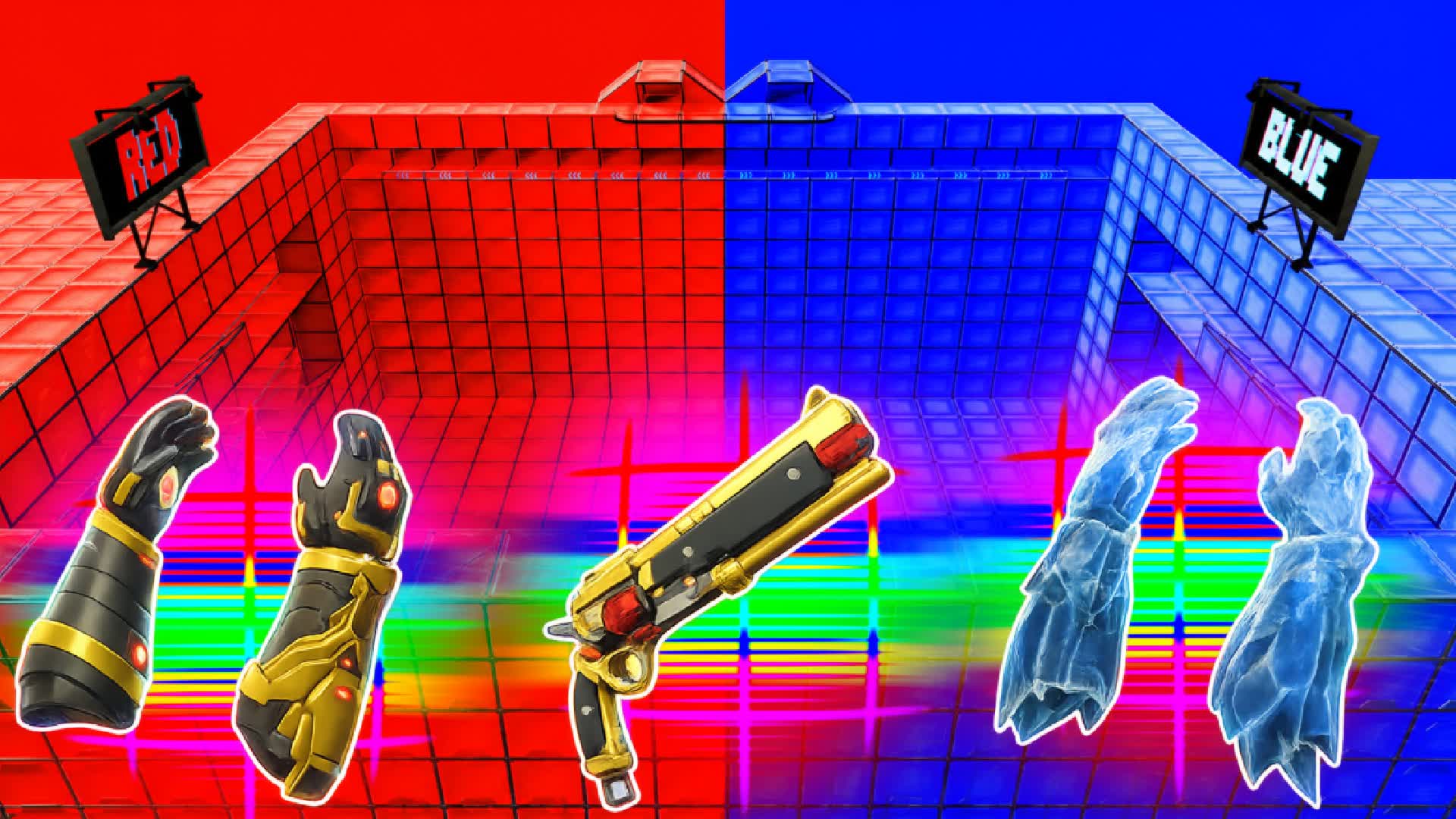 FORTNITE RED VS BLUE🔵🔴