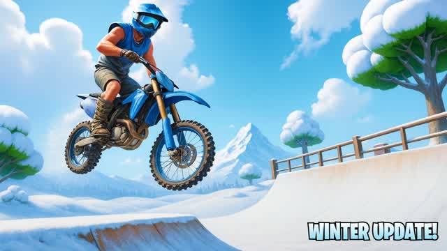 DIRT BIKE MOTO X 🏍️FREESTYLE SKATE PARK