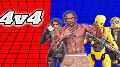 4v4 RED VS BLUE 🔴🔵