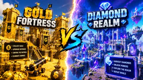    💰 GOLD FORTRESS VS DIAMOND REALM 💎