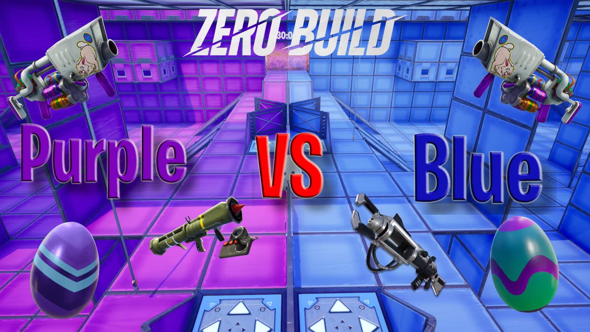 Purple Vs Blue (No Builds)