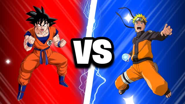 GOKU VS NARUTO 🔴🔵