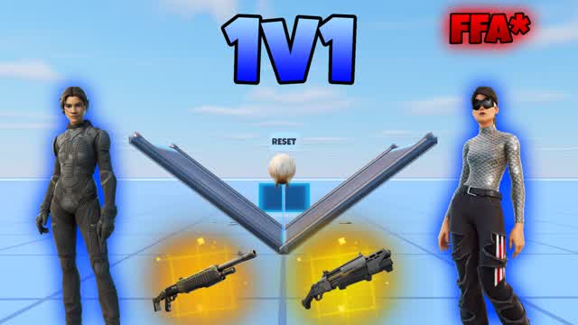 🔵BLUE 1V1 BUILD FIGHTS FFA