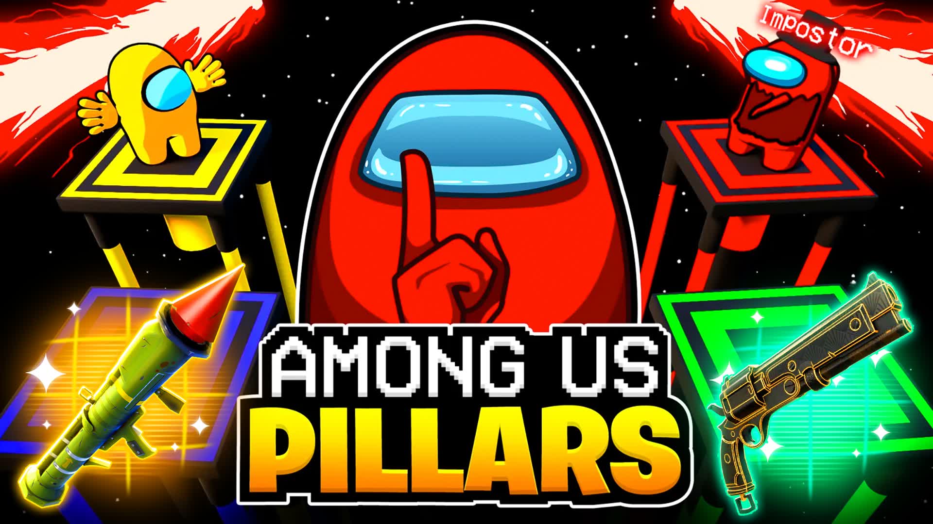 AMONG US PILLARS! 🚀