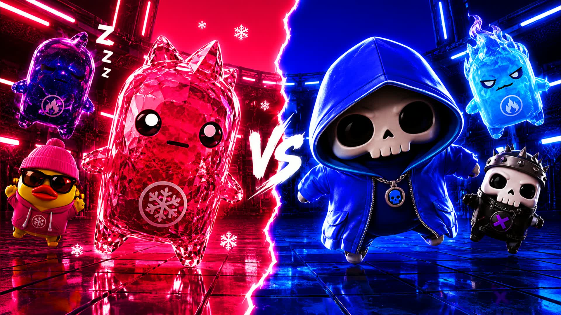 SUPER VS RVB🔴🔵