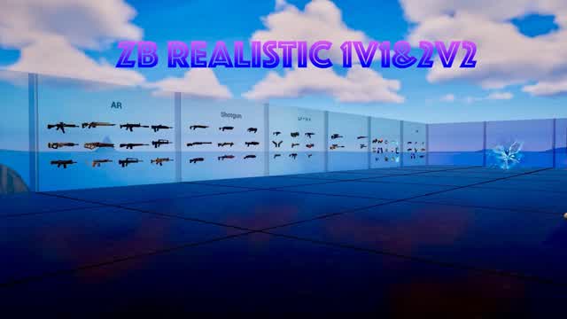 🌲ZERO BUILD Realistic 1V1&2V2🎯