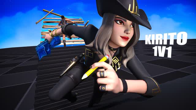 KIRITO 1V1 BUILD FIGHT ( 200 PUMP )