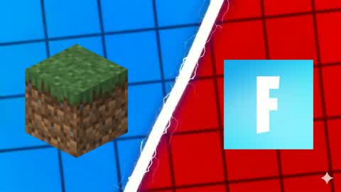 NEW RED VS BLUE🔴🔵FORTNITE VS MINECRAFT