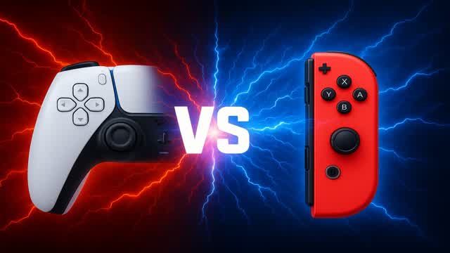 🔴 DUALSENSE VS JOYCON 🔵 BATTLE