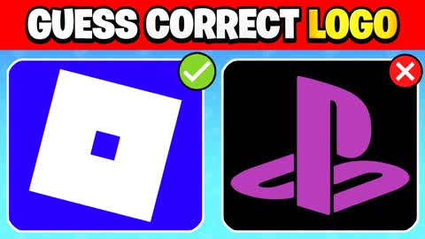 GUESS THE REAL LOGO 🔍 PARKOUR MINIGAME
