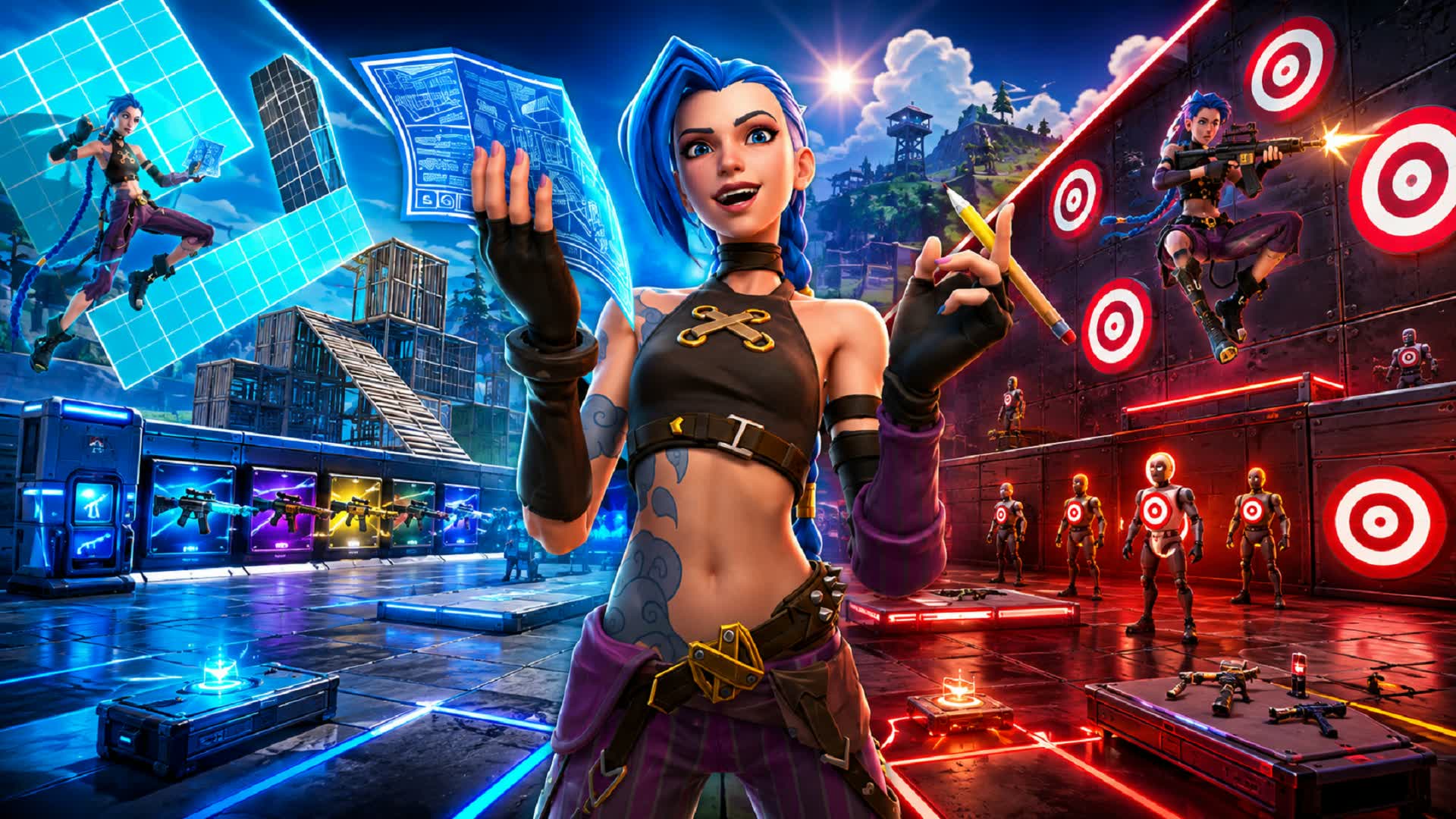 🎯Aim Edit Piece & 1v1 Freebuild