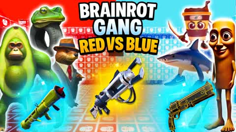 🤡🗿 BRAINROT GANG RVB 🔴🔵
