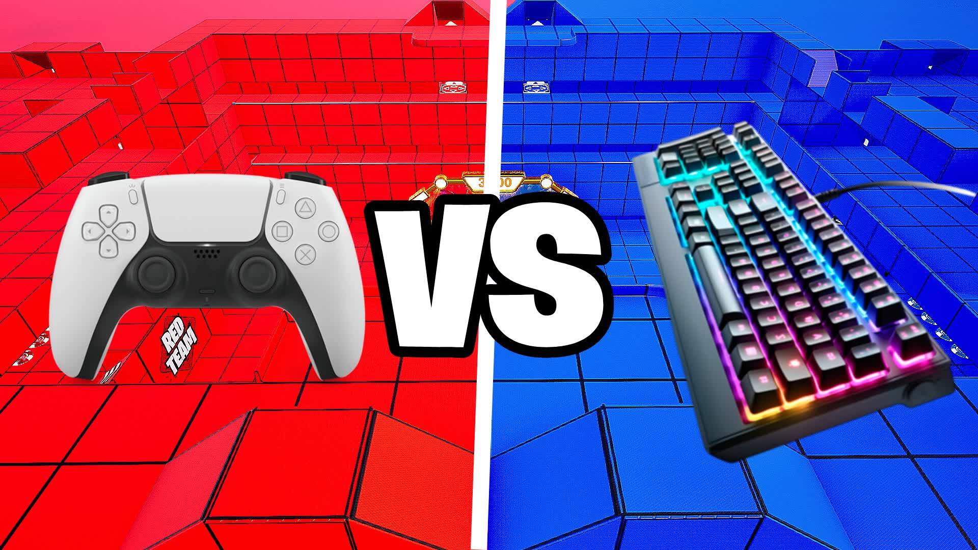 PRO PS5 VS PC RED VS BLUE 🔴🔵