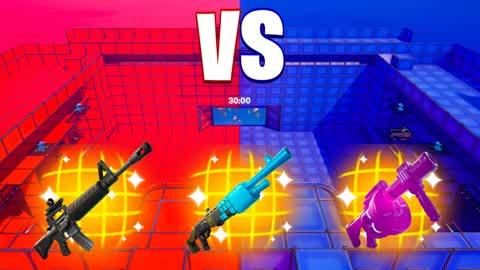 SUPER RED VS BLUE 🔴🔵 PVP ALL WEAPONS