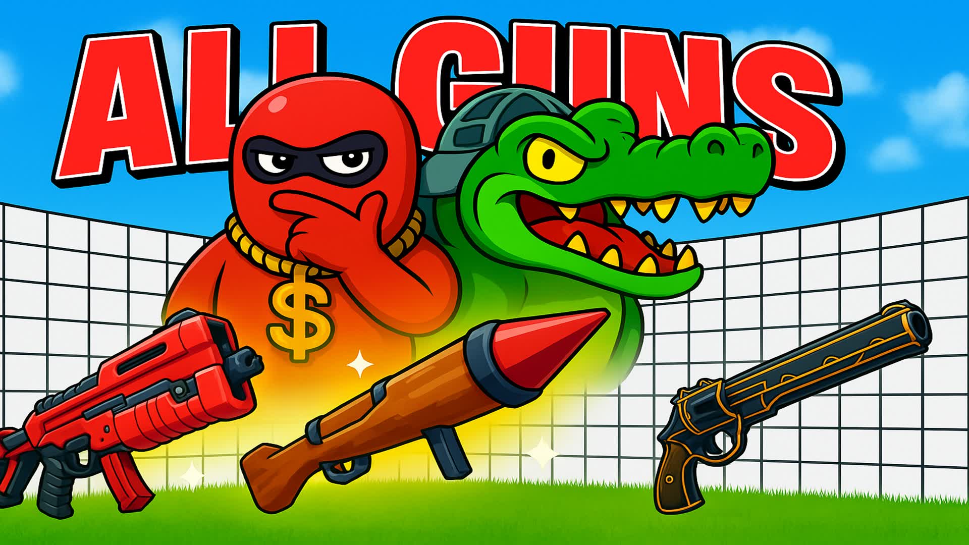 LEGEND 1V1 FFA - ALL GUNS & RIDES