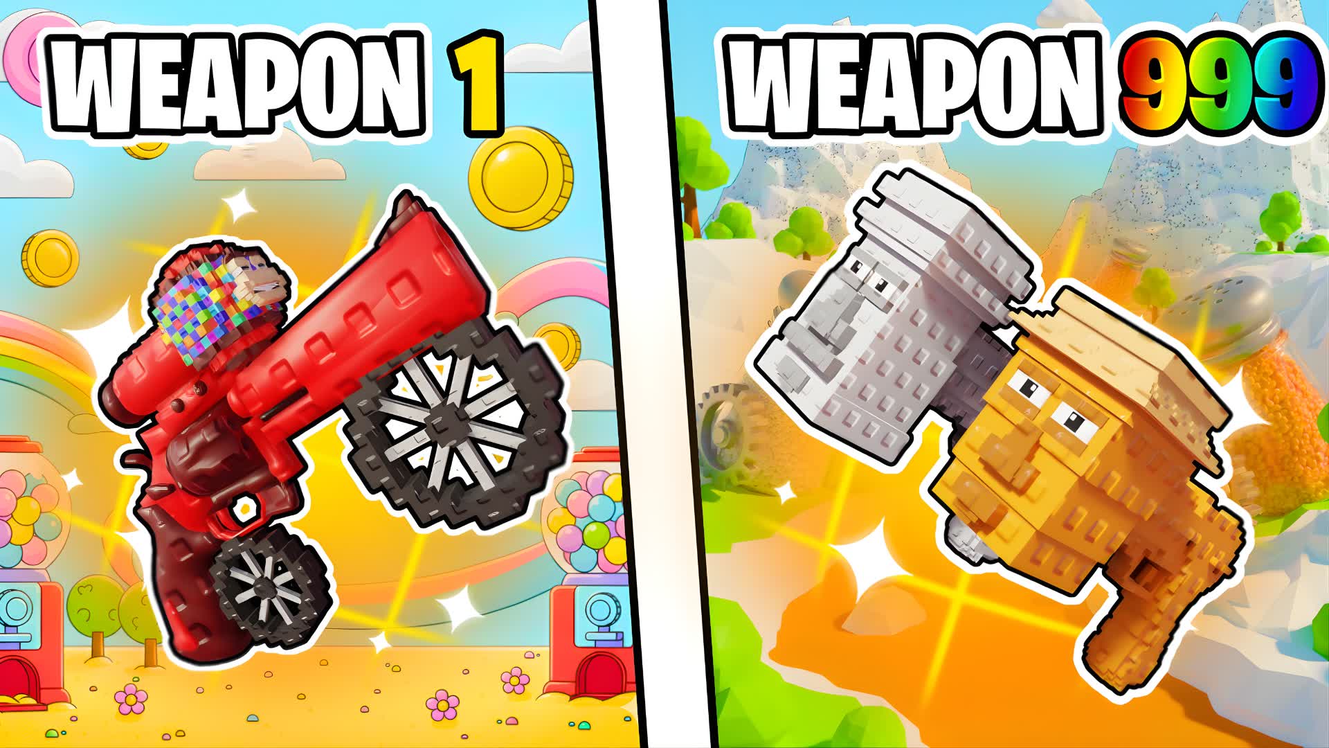 🧠 Super Brainrot Gun Game 🔫 One Shot